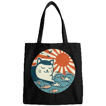 Discover Japanese Art Cat Bags