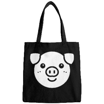 Discover Pig face cute pigs vector farm animal path14 Bags