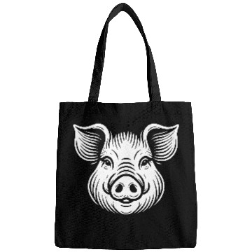 Discover Pig face pigs vector farm animal path18 Bags
