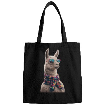 Discover Cool Llama in Shades Bags
