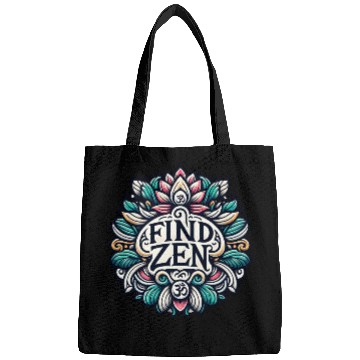 Discover Find Zen, Zen Yoga Design Bags