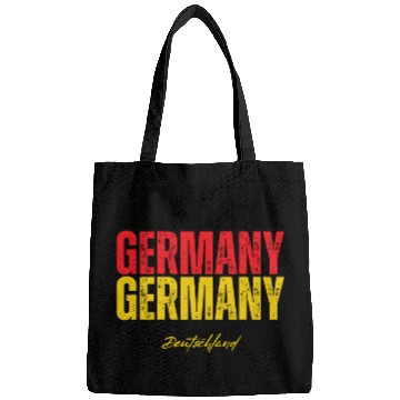 Discover Germany flag, German pride Bags