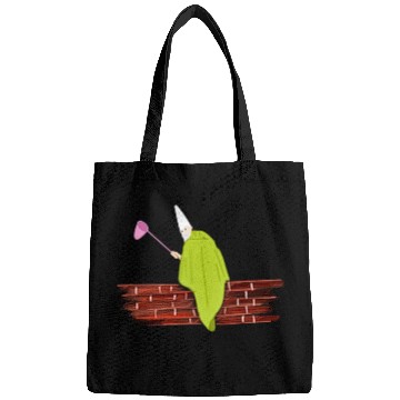 Discover Crawly Gnome Tiny Green Wizard, Funny Green Gnome Bags