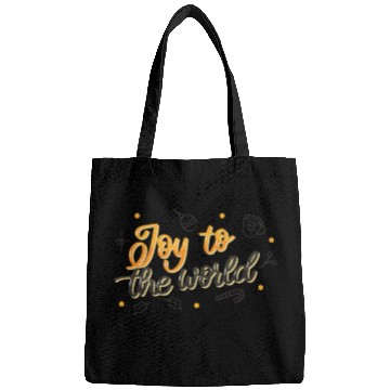 Discover Amazing Joy to the world Illustration Bags