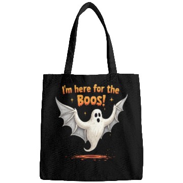 Discover Spooky Vibes: "I’m Here for the Boos" Bags