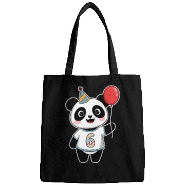 Discover 6th Birthday Panda Party Theme with Balloon Bags