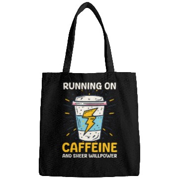 Discover Depression Awareness Running On Caffeine Willpower Bags