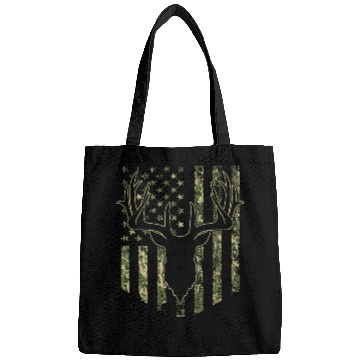 Discover Camouflage USA Flag Deer Hunting Camo Bags