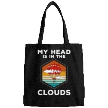 Discover Balloon Sky Clouds Bags