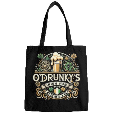 Discover O'Drunky's Irish Pub Funny Pub Crawl St. Bags
