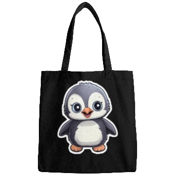 Discover Penguin Famila, Cute Penguin, Penguin logo Bags