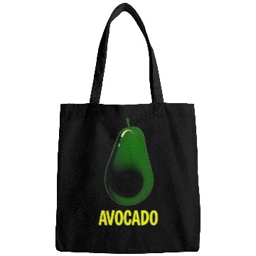 Discover Avocado food art vegan design 10 Bags