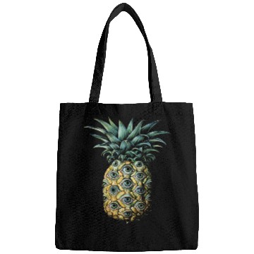 Discover Weirdcore Aesthetic Pineapple Eyes Human Eyeball S Bags