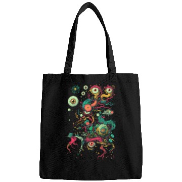 Discover Weirdcore Aesthetic Eyes Eyeball Branches Dreamcor Bags