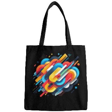 Discover art abstract Bags
