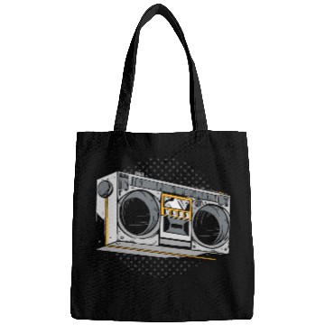 Discover Retro Vintage 80s radio design Bags