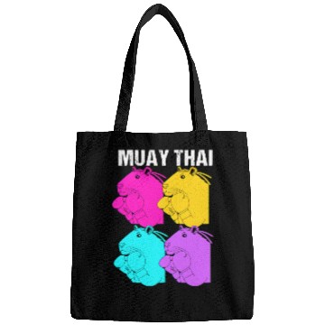 Discover MMA Kickboxing Retro 80s Capybara Doing Muay Thai Bags