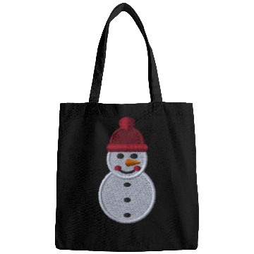 Discover Snowman embroidered Bags