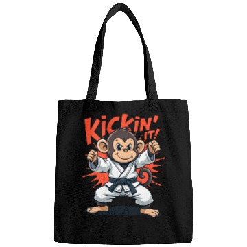 Discover Kickin’ It Karate Monkey Bags