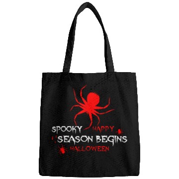 Discover Spooky Spider Halloween Design Bags
