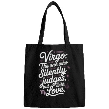 Discover Funny Virgo Zodiac Quote Bags