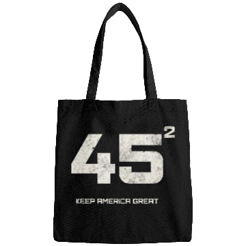 Discover 45 Squared Trump Keep America Great Bags