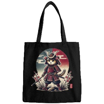 Discover Samurai Cat: Vintage Ukiyo-e Warrior Art Bags