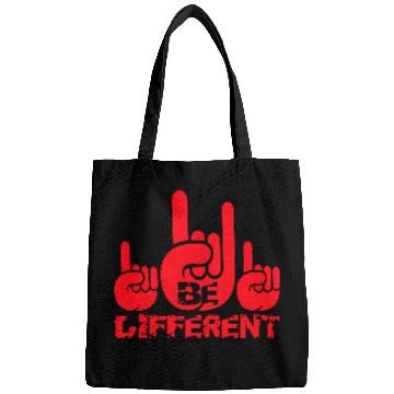 Discover 3 Be Different Heavy Metal Hard Rock Hand Gesture Bags