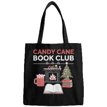 Discover Bookish Christmas Candy Cane Book Club Bookish Bags