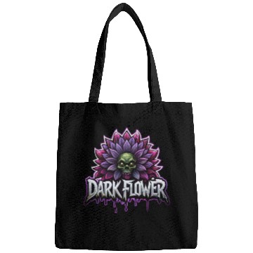 Discover Dark flower, zombie style, dark fantasy Bags