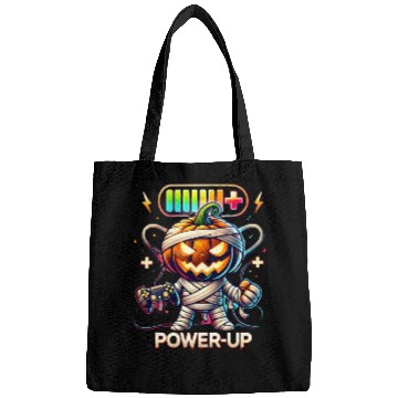 Discover Pumpkin Mummy Gamer Wrapped in Halloween Fun Bags