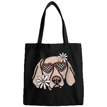 Discover Weimaraner Retro Dog Bags