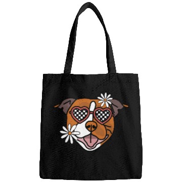 Discover Staffordshire Brown Retro Dog Bags