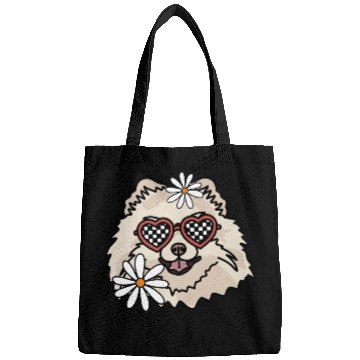 Discover Pomeranian Retro Dog Bags