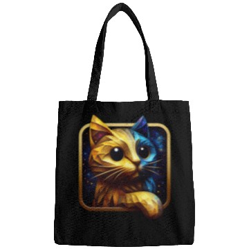 Discover Blue&Gold Kitty Bags