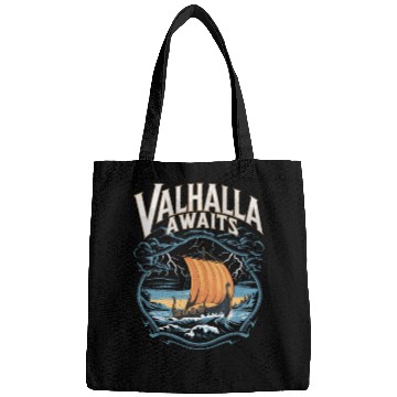 Discover Valhalla Vikings for a Viking Lover Bags