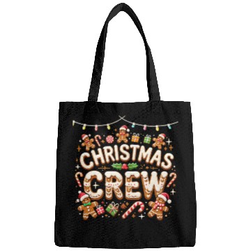 Discover Gingerbread Christmas Crew with Candy and Gifts Bags