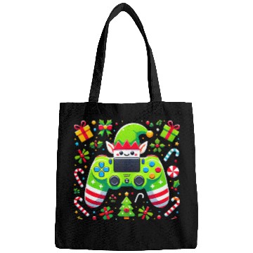 Discover Christmas Elf Themed Gaming Controller Fun Bags
