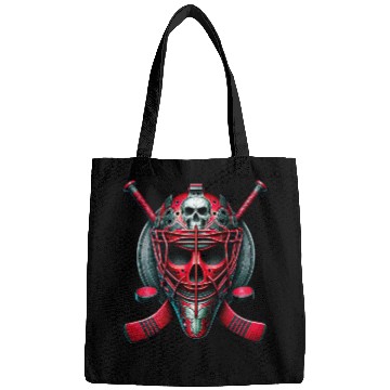 Discover Red Skull Hockey Goalie Bags