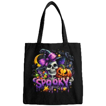 Discover Halloween Spooky Season Witch Skeleton Bags