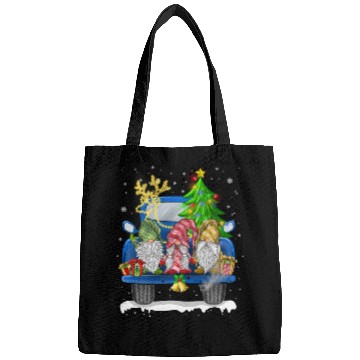 Discover Christmas Truck Cute Gnomes Bags