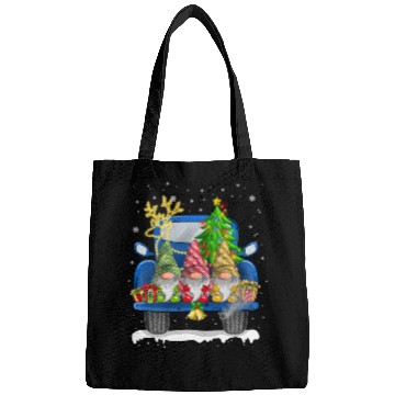 Discover Christmas Truck Cute Gnomes Bags
