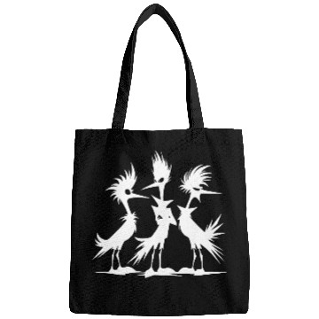 Discover Crazy Funny Bird Group Bags