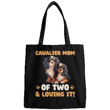 Discover Cavalier King Charles Spaniel Cavalier Mom Of Two Bags