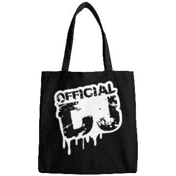 Discover Official DJ Graffiti Spray Drops Music Party Text Bags