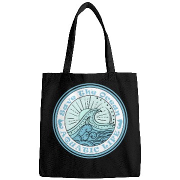 Discover Save The Ocean Bags
