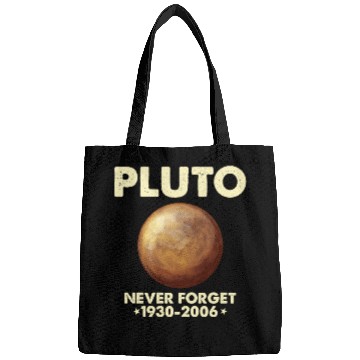 Discover Pluto Never Forget 1930 2006 Planet Space Science Bags