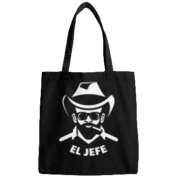 Discover El Jefe (White Print) Bags