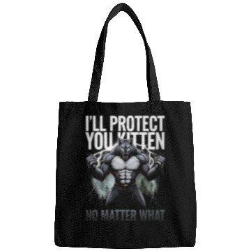 Discover I'll Protect You Kitten Alpha Wolf Bags
