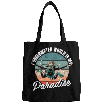 Discover Underwater World Is My Paradise Bags